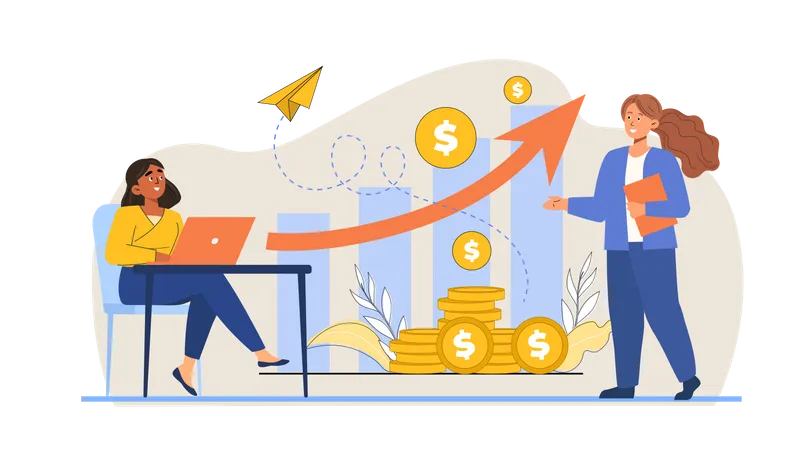 Business growth  Illustration