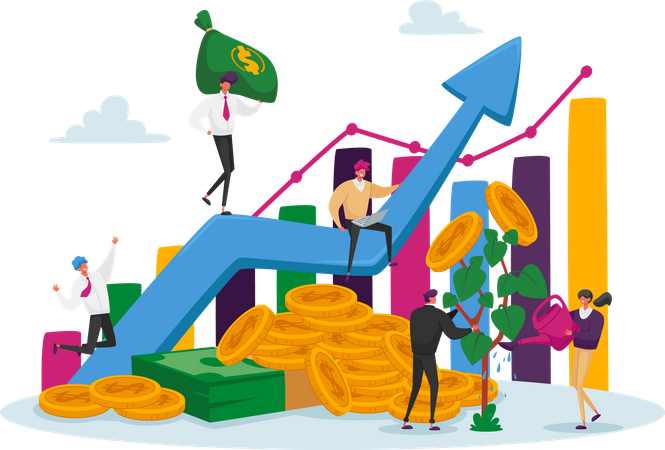 Business growth  Illustration