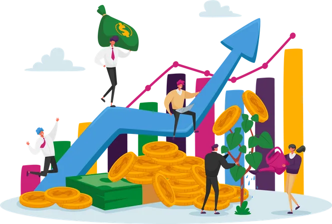 Business growth  Illustration