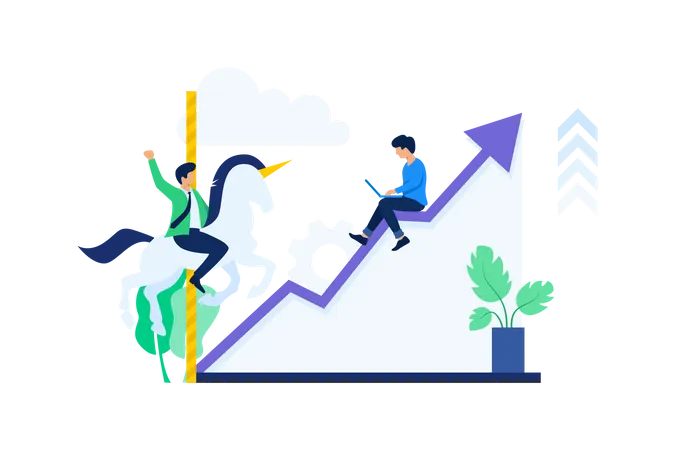 Business growth  Illustration