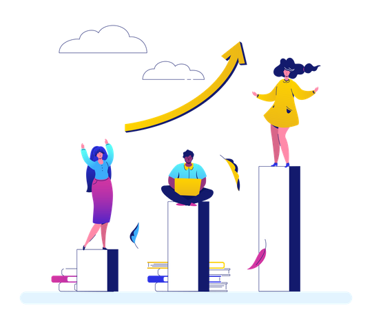 Business growth  Illustration