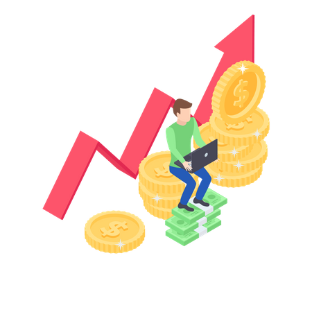 Business growth  Illustration