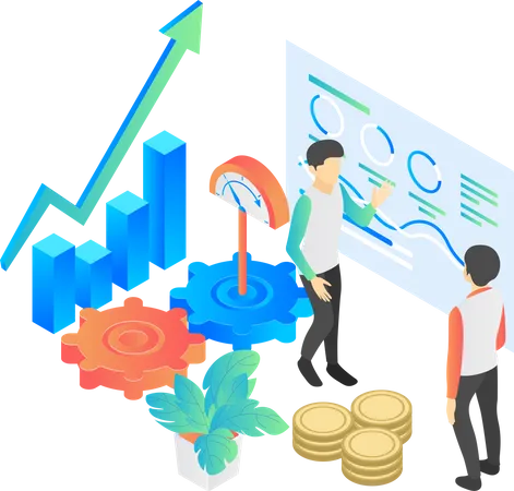 Business growth  Illustration