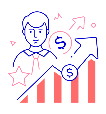 Business Growth  Illustration