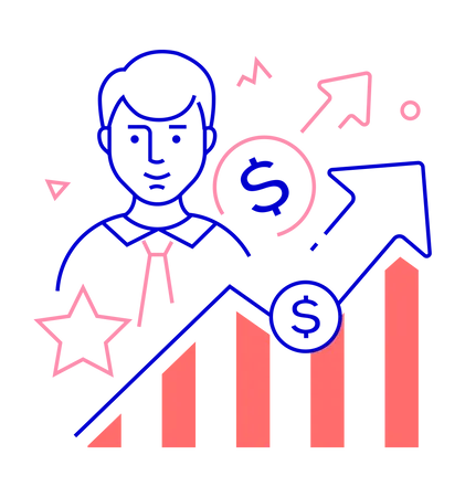 Business Growth  Illustration