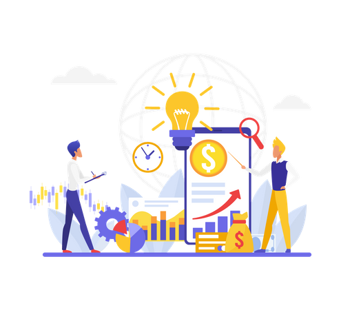 Business growth  Illustration