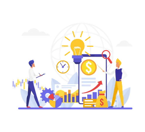 Business growth  Illustration