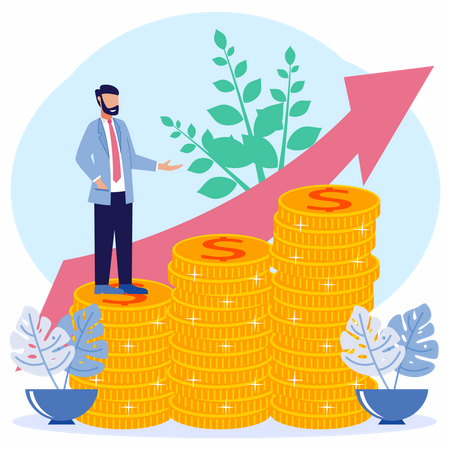 Business Growth  Illustration