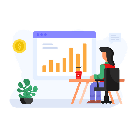 Business Growth  Illustration