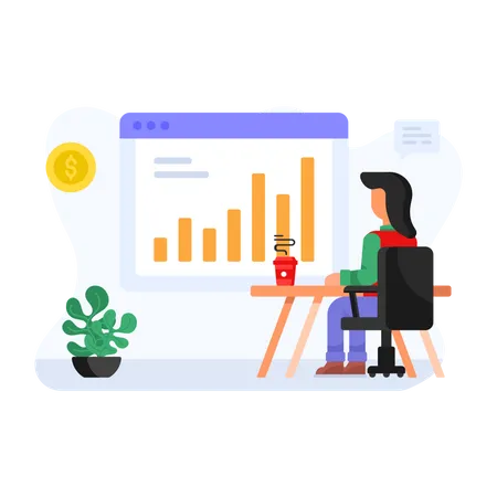 Business Growth  Illustration