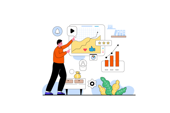 Business Growth  Illustration