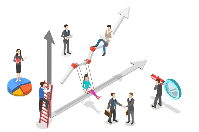 Business growth  Illustration