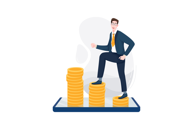 Business Growth  Illustration