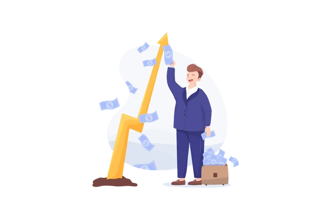 Business growth  Illustration