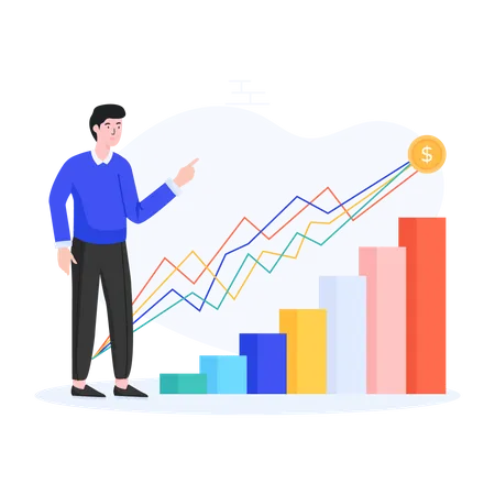 Business Growth  Illustration