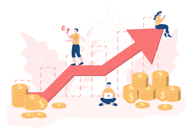 Business Growth  Illustration