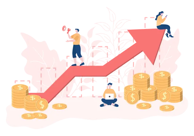 Business Growth  Illustration