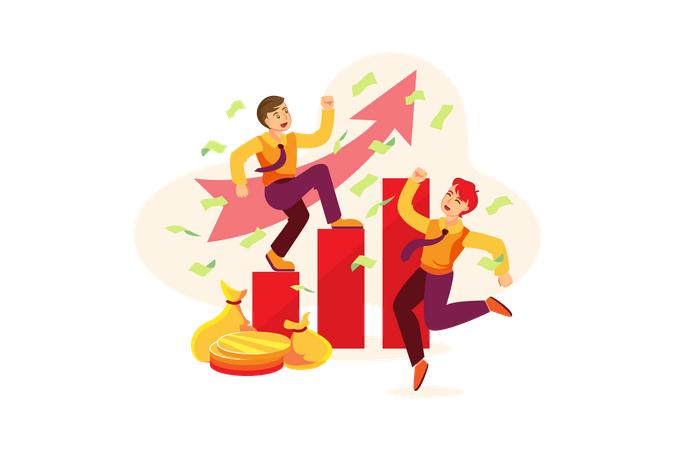 Business growth  Illustration