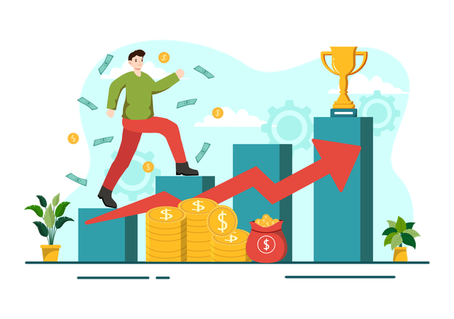 Business Growth  Illustration