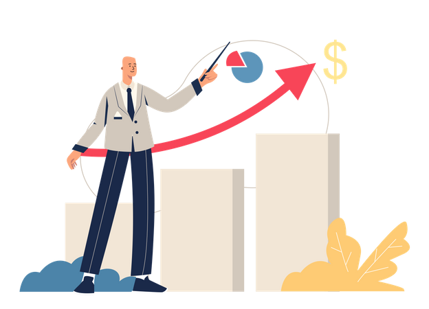 Business Growth  Illustration