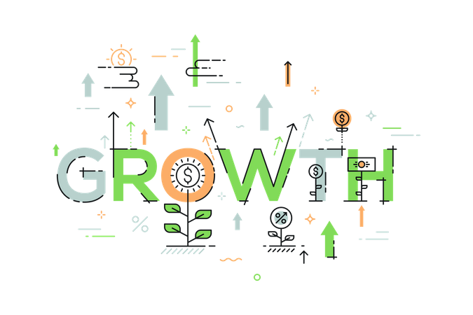 Business Growth  Illustration