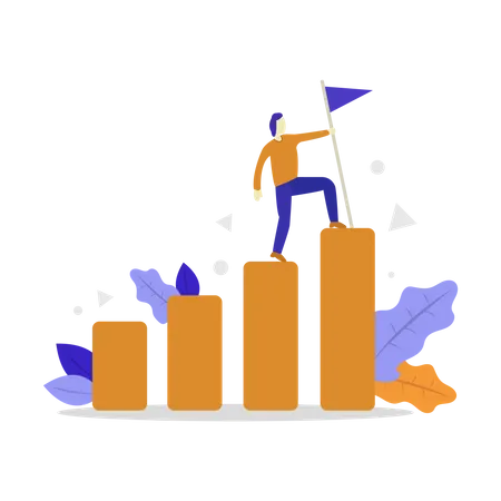 Business Growth  Illustration