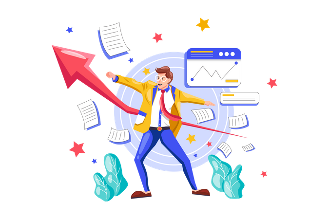 Business Growth  Illustration