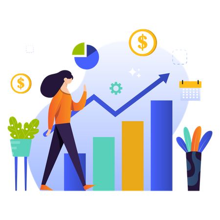 Business Growth  Illustration