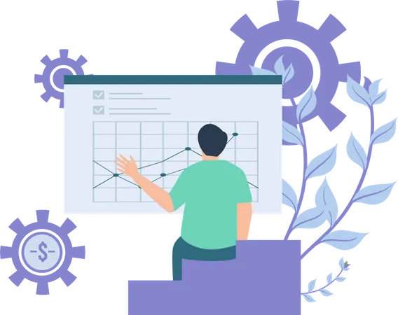 Business growth  Illustration