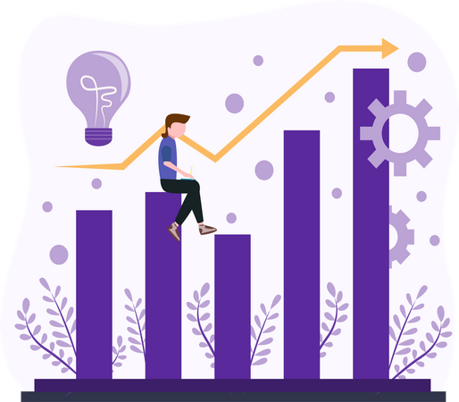 Business growth  Illustration