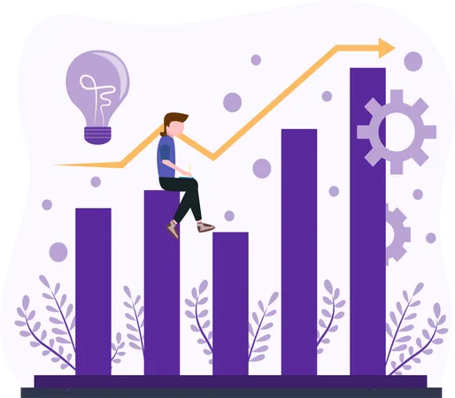 Business growth  Illustration