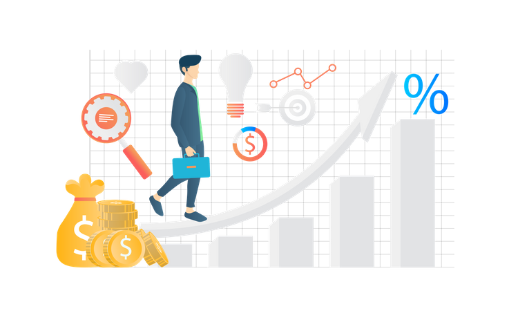 Business Growth  Illustration