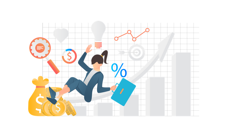 Business Growth  Illustration