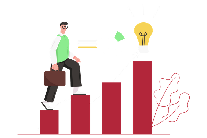 Business Growth  Illustration