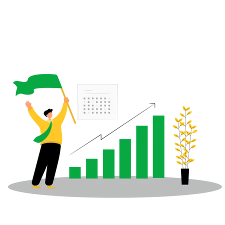 Business growth  Illustration