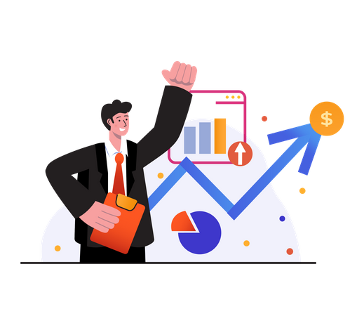 Business growth  Illustration