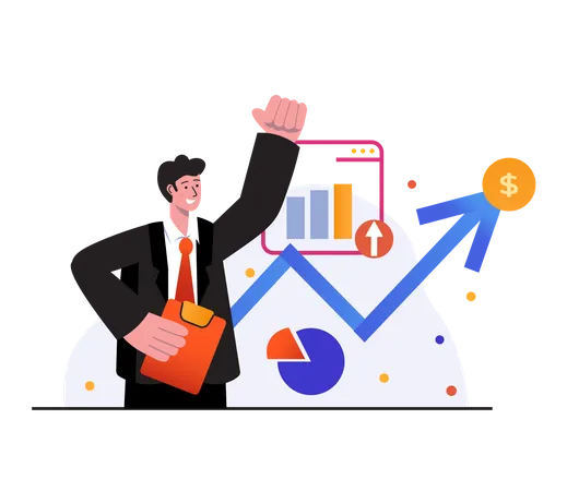 Business growth  Illustration