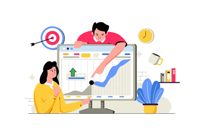 Business growth  Illustration