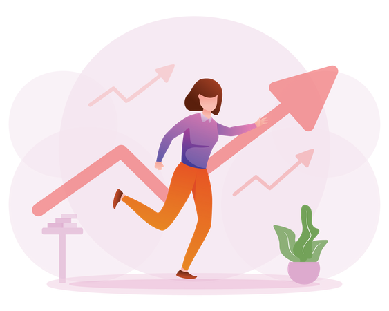 Business growth  Illustration