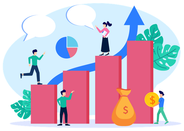 Business Growth  Illustration