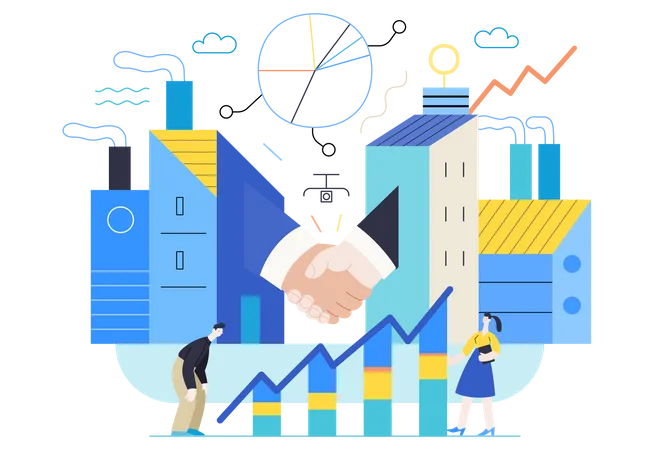 Business growth  Illustration