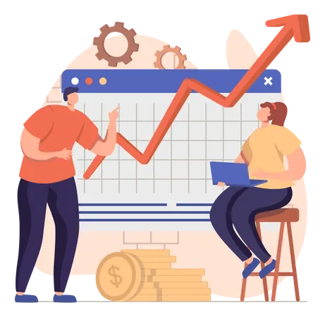 Business Growth  Illustration