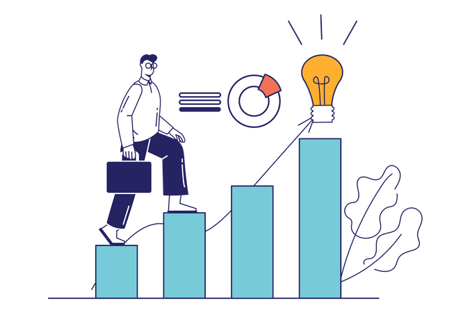 Business Growth  Illustration