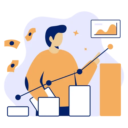 Business Growth  Illustration