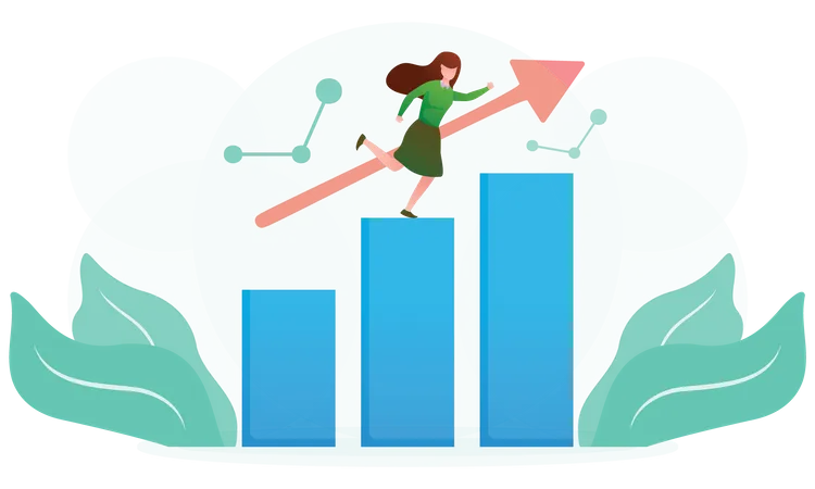 Business Growth  Illustration