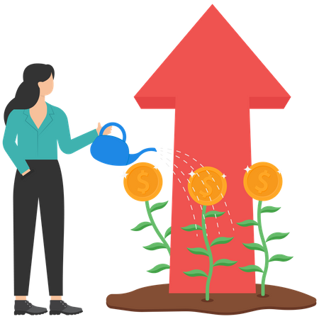 Business growth  Illustration