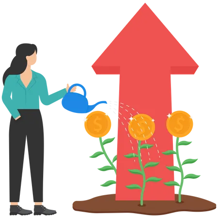 Business growth  Illustration