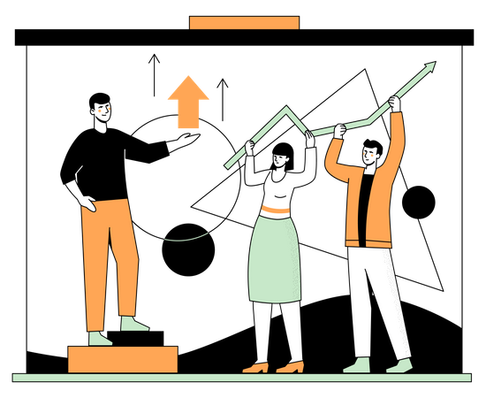 Business growth  Illustration