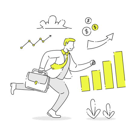 Business growth  Illustration