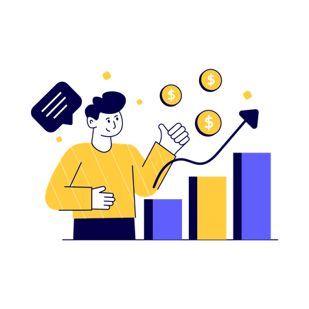 Business Growth  Illustration